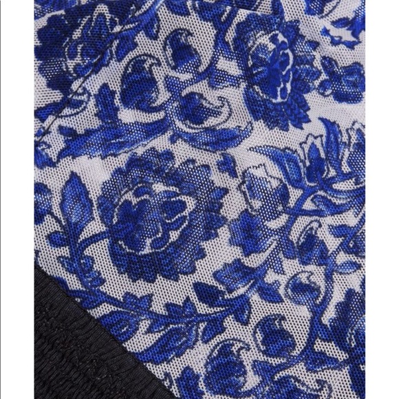 New Stella McCartney x Free People Florence Fluttering 34C Blue Soft Bra - Picture 4 of 6